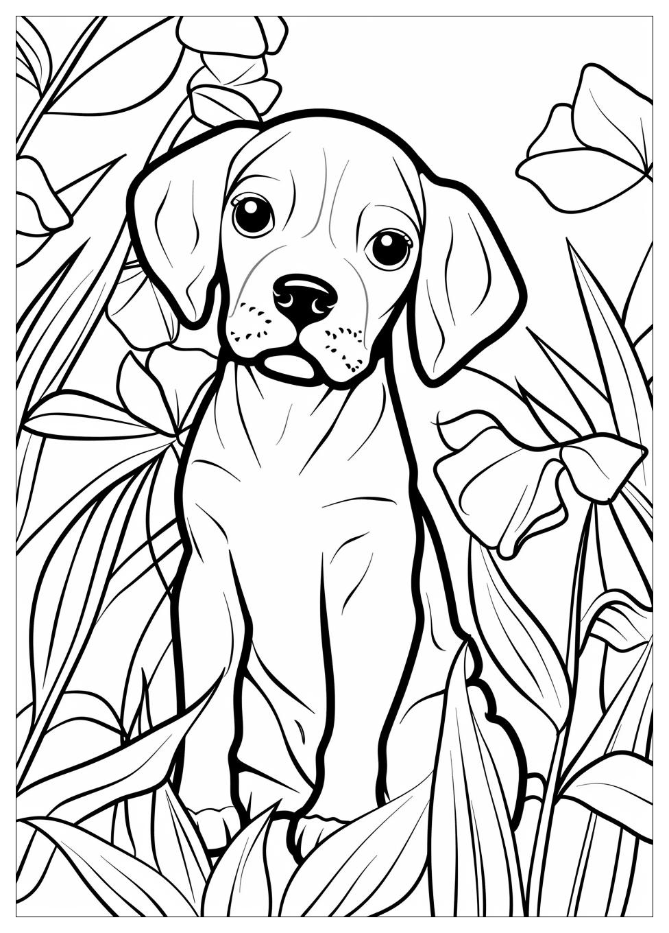 Beagle Coloring Pages-10