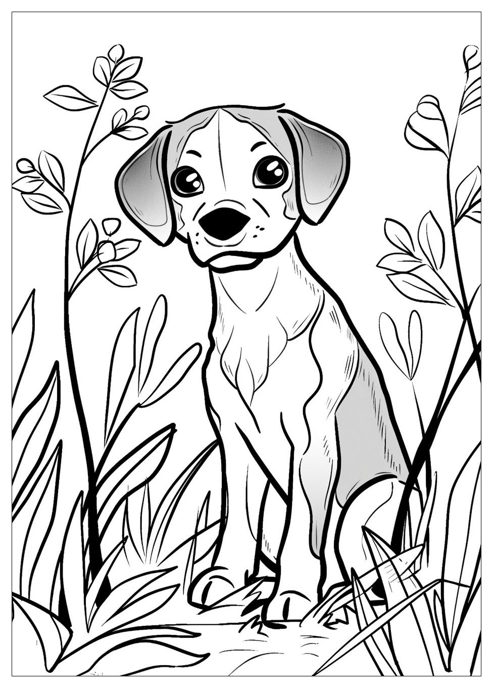 Beagle Coloring Pages-11