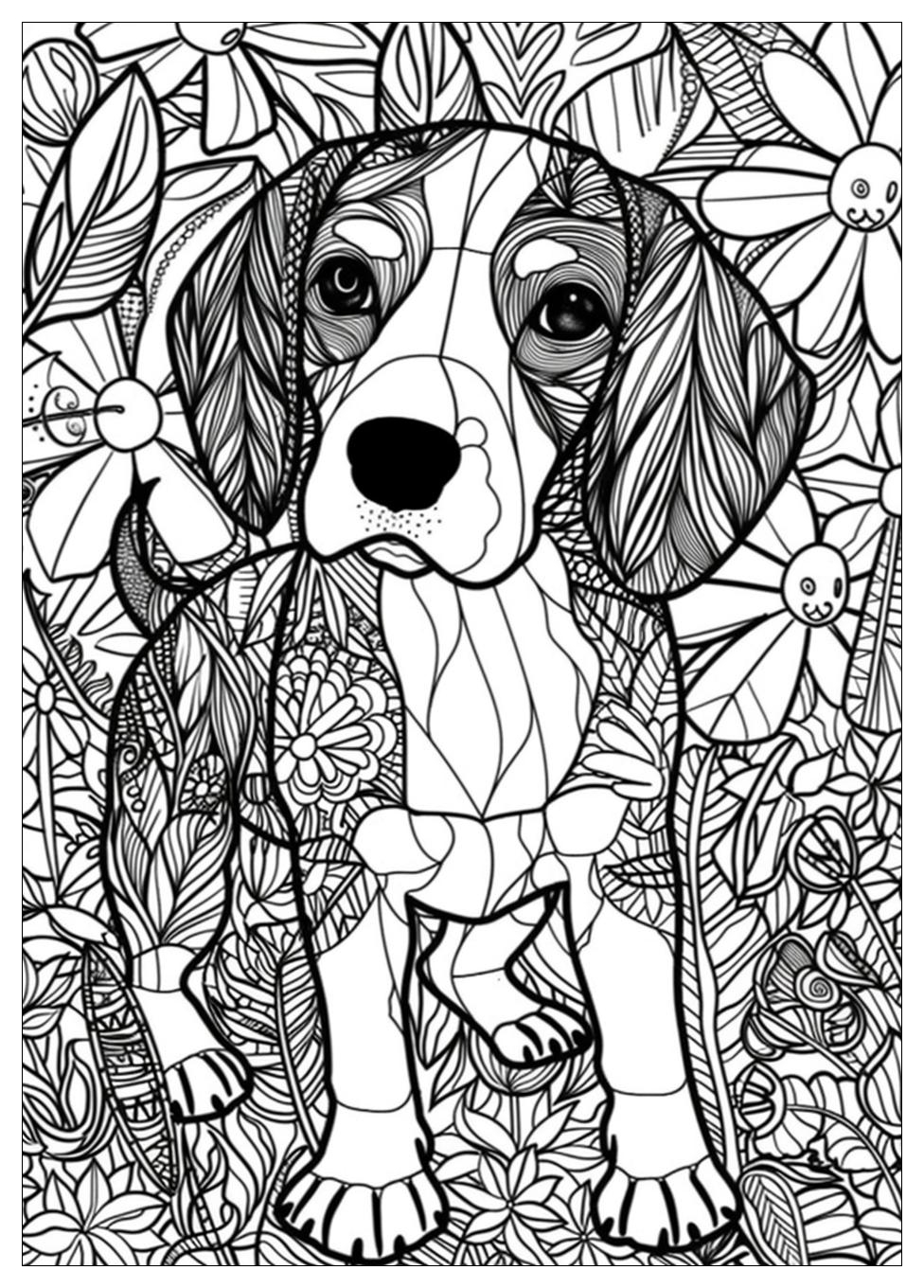 Beagle Coloring Pages-14