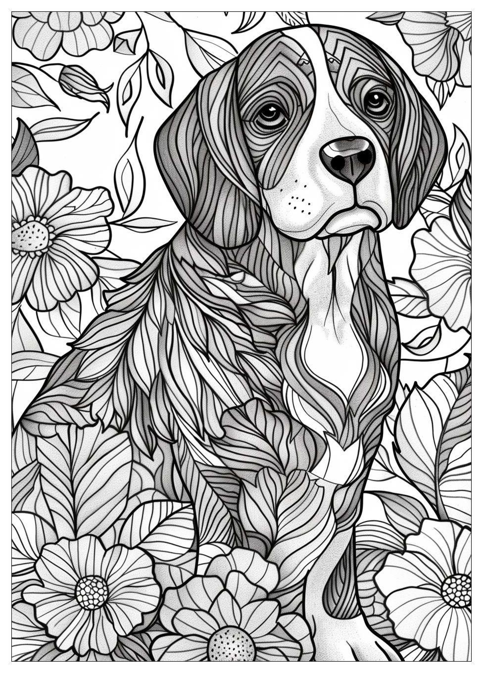 Beagle Coloring Pages-15