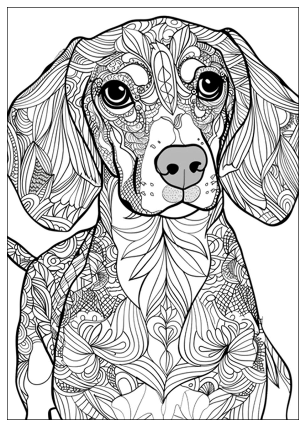 Beagle Coloring Pages-16