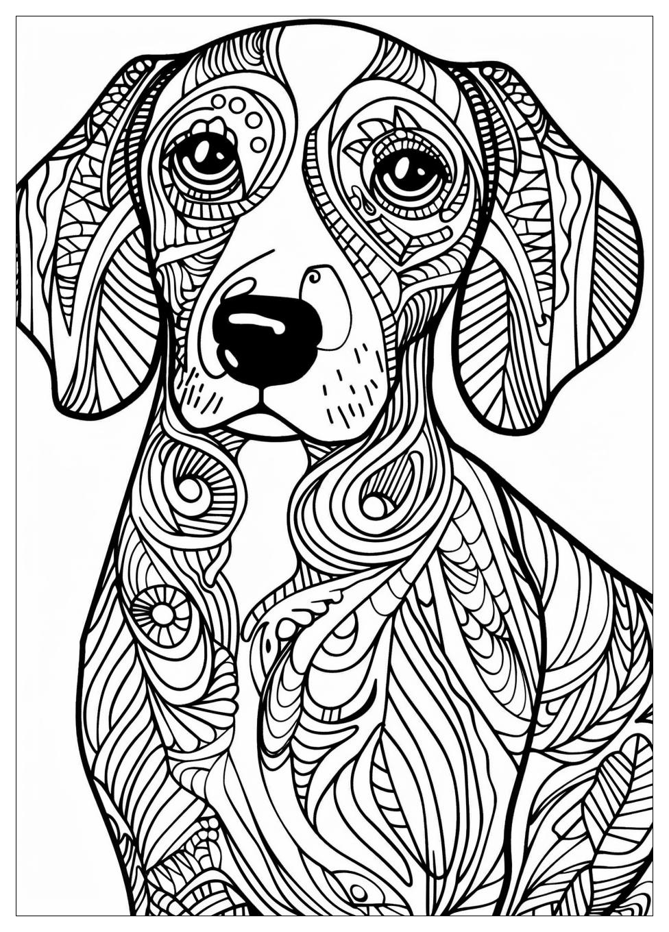 Beagle Coloring Pages-17