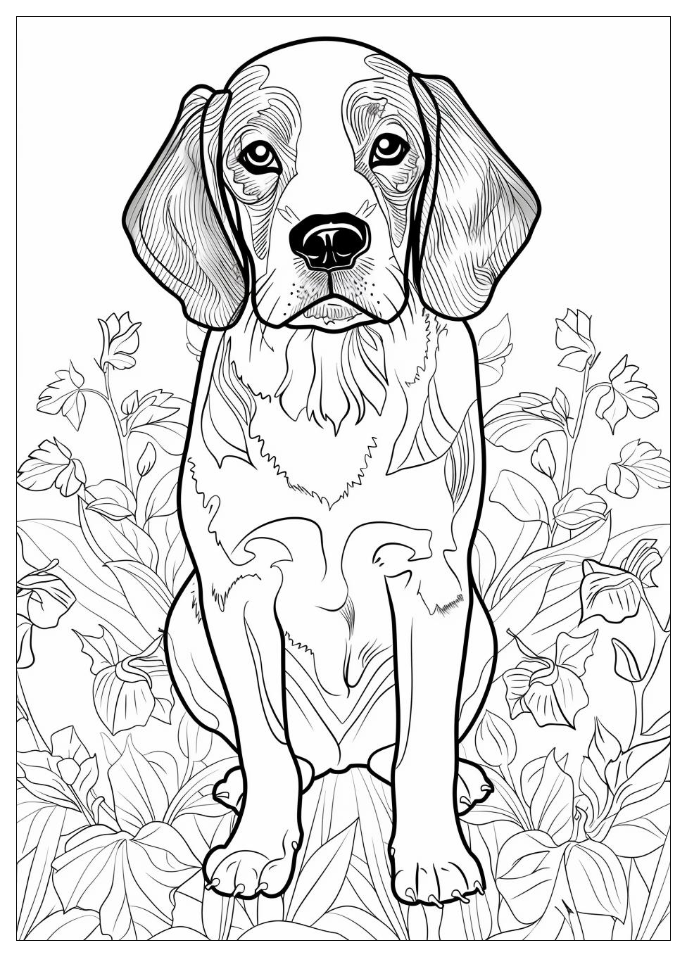 Beagle Coloring Pages-20