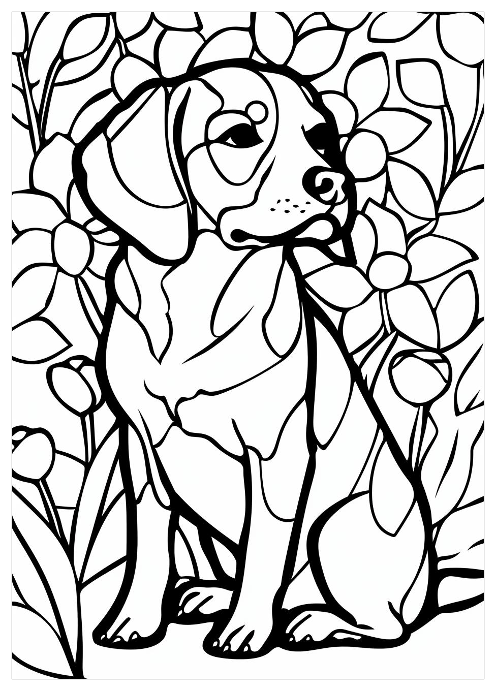 Beagle Coloring Pages-3