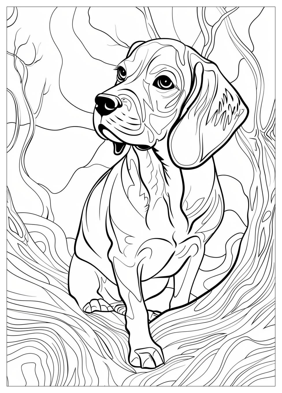 Beagle Coloring Pages-6