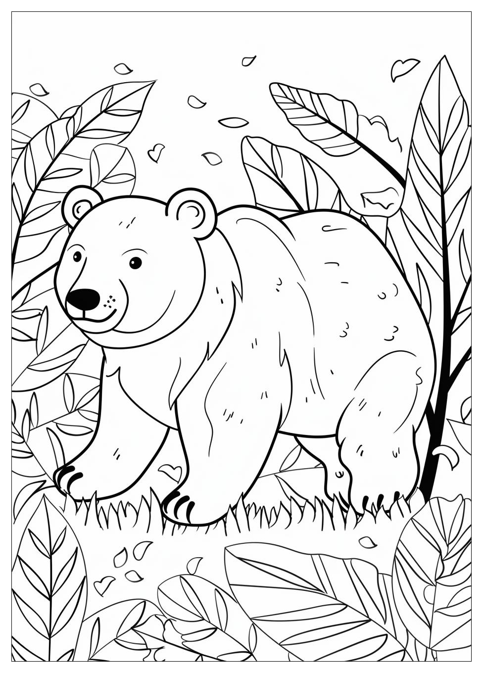 Bear Coloring Pages-1