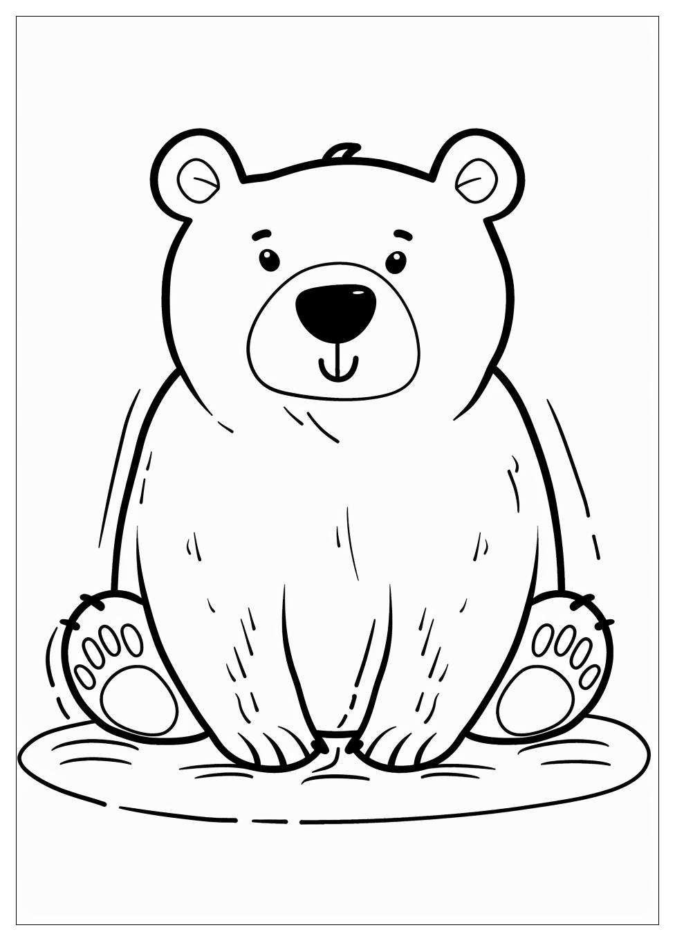 Bear Coloring Pages-10