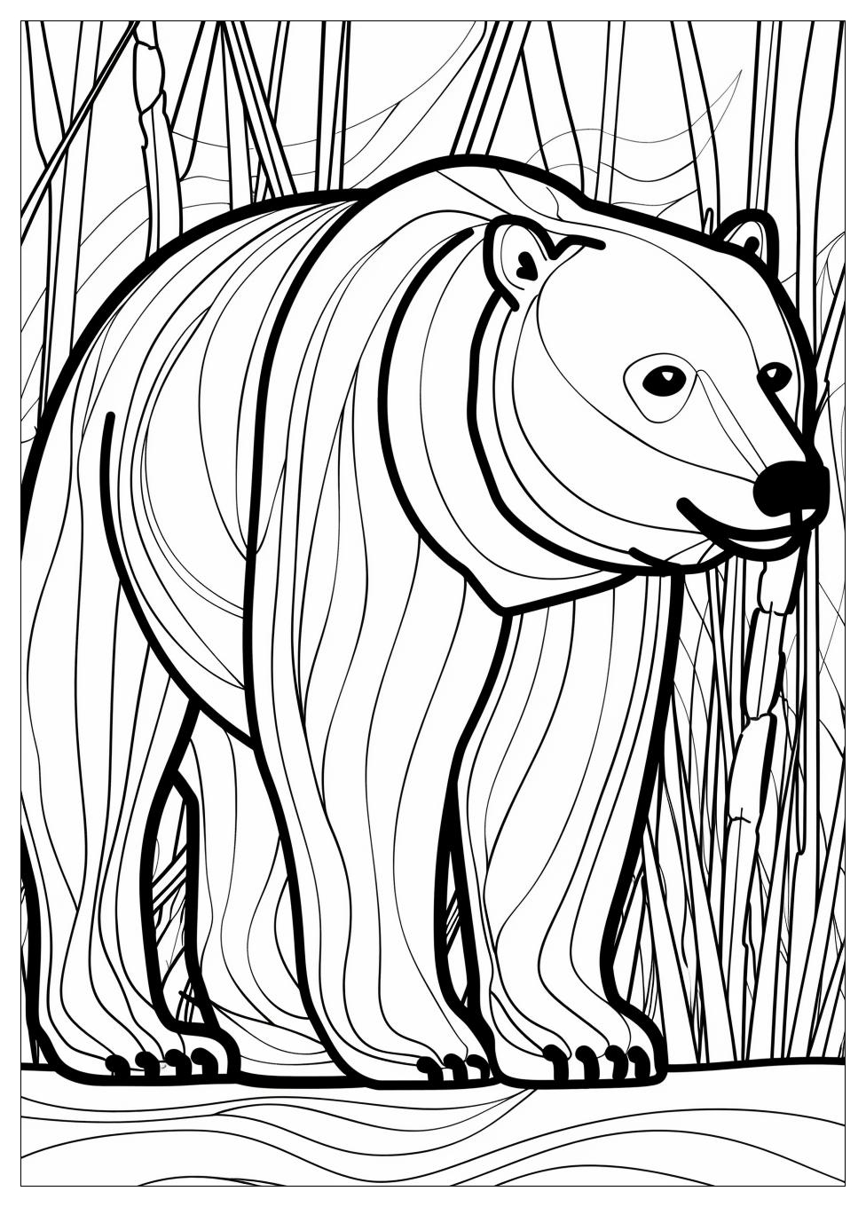 Bear Coloring Pages-11