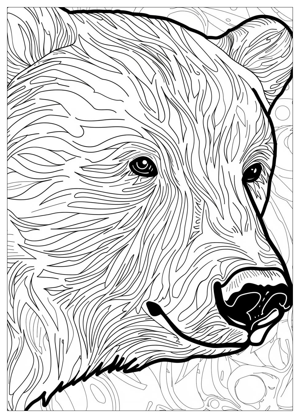 Bear Coloring Pages-18