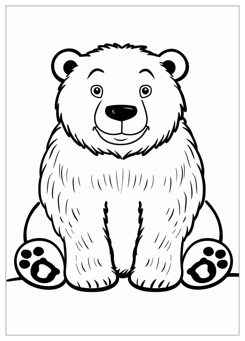 Bear Coloring Pages-2