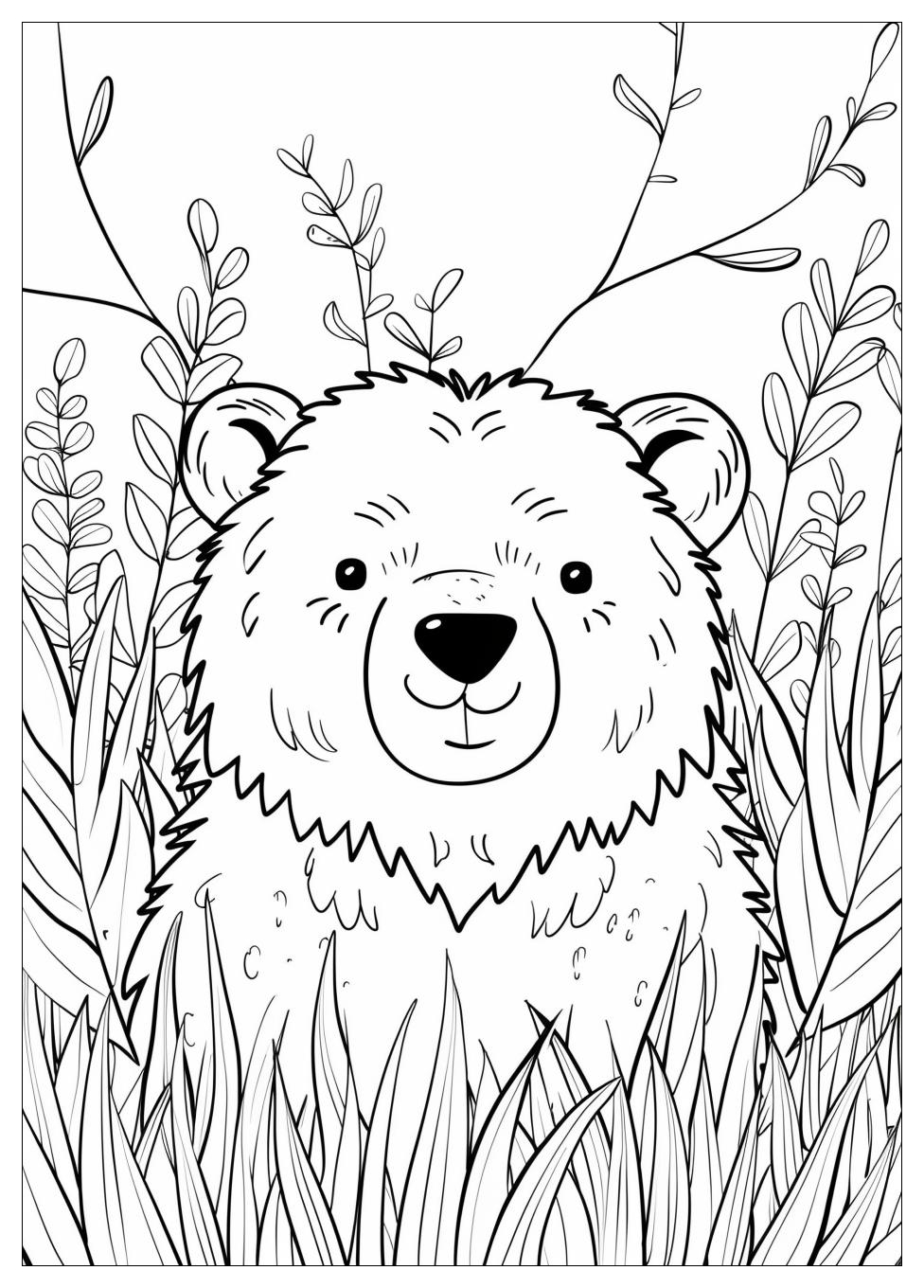 Bear Coloring Pages-6