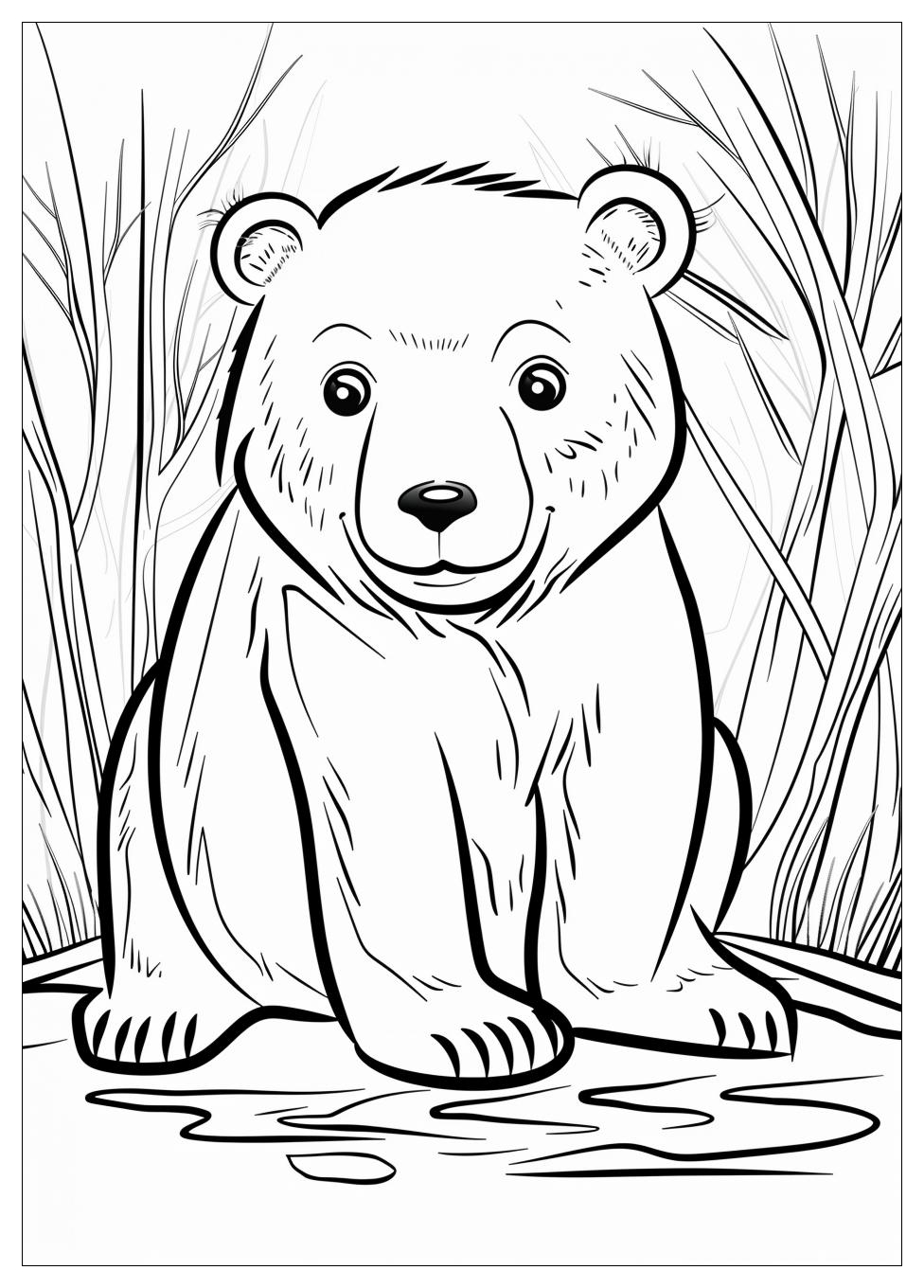 Bear Coloring Pages-7