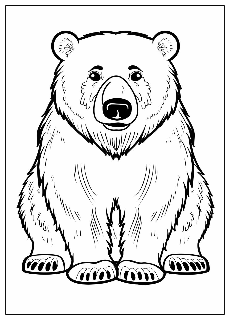 Bear Coloring Pages-8