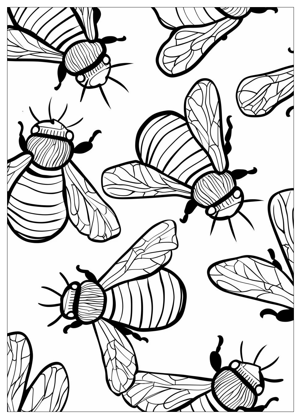 Bee Coloring Pages-12