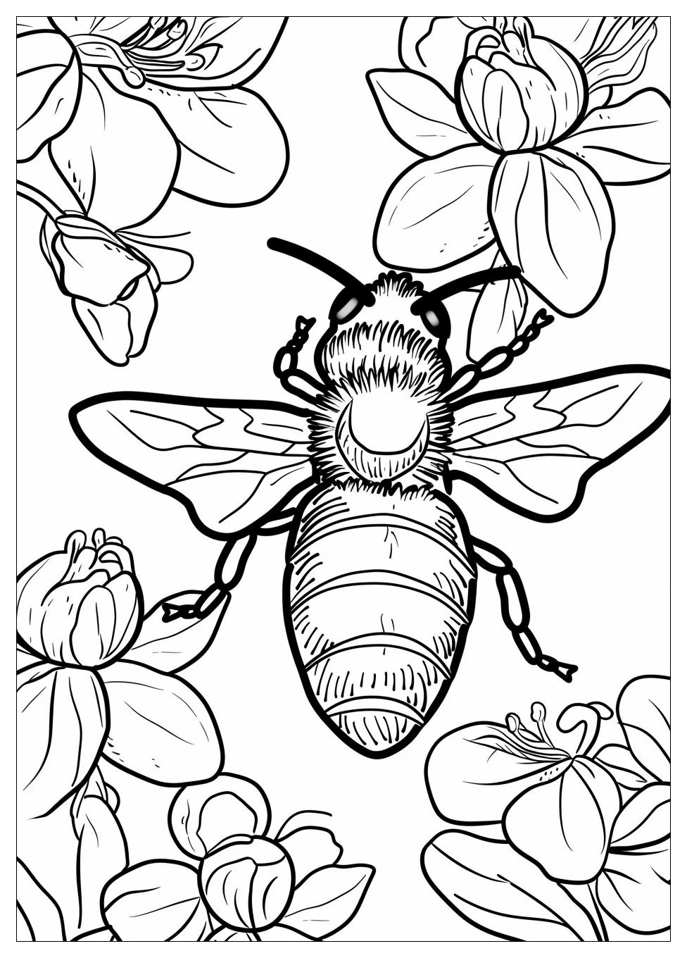 Bee Coloring Pages-4