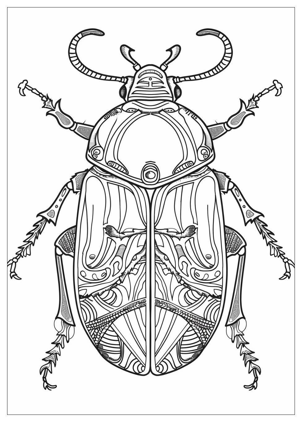 Beetle Coloring Pages-13