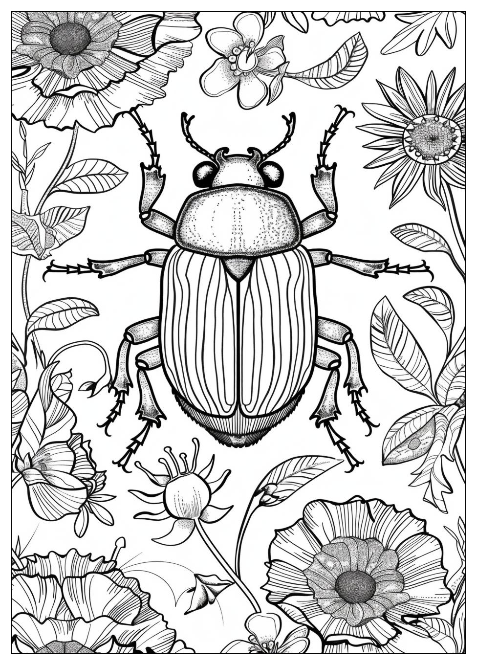 Beetle Coloring Pages-14