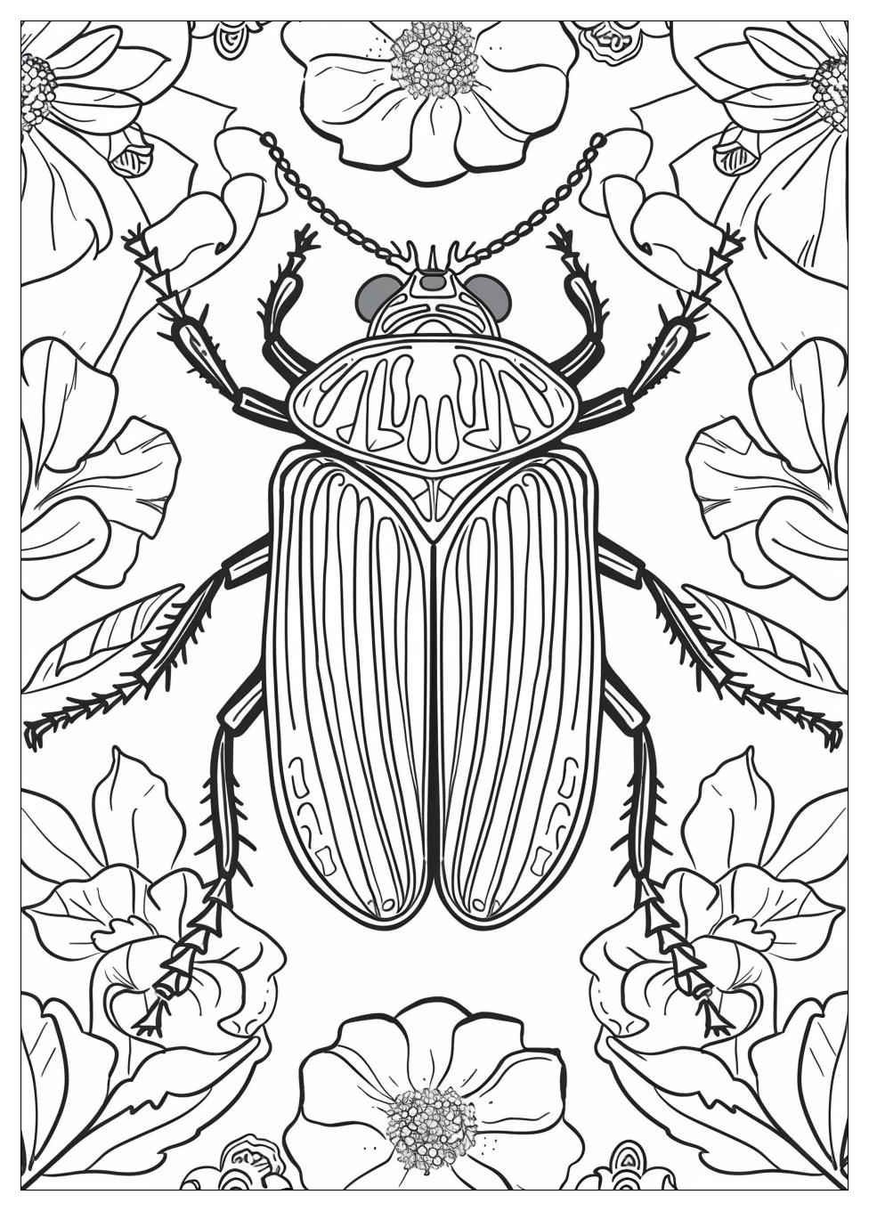 Beetle Coloring Pages-15