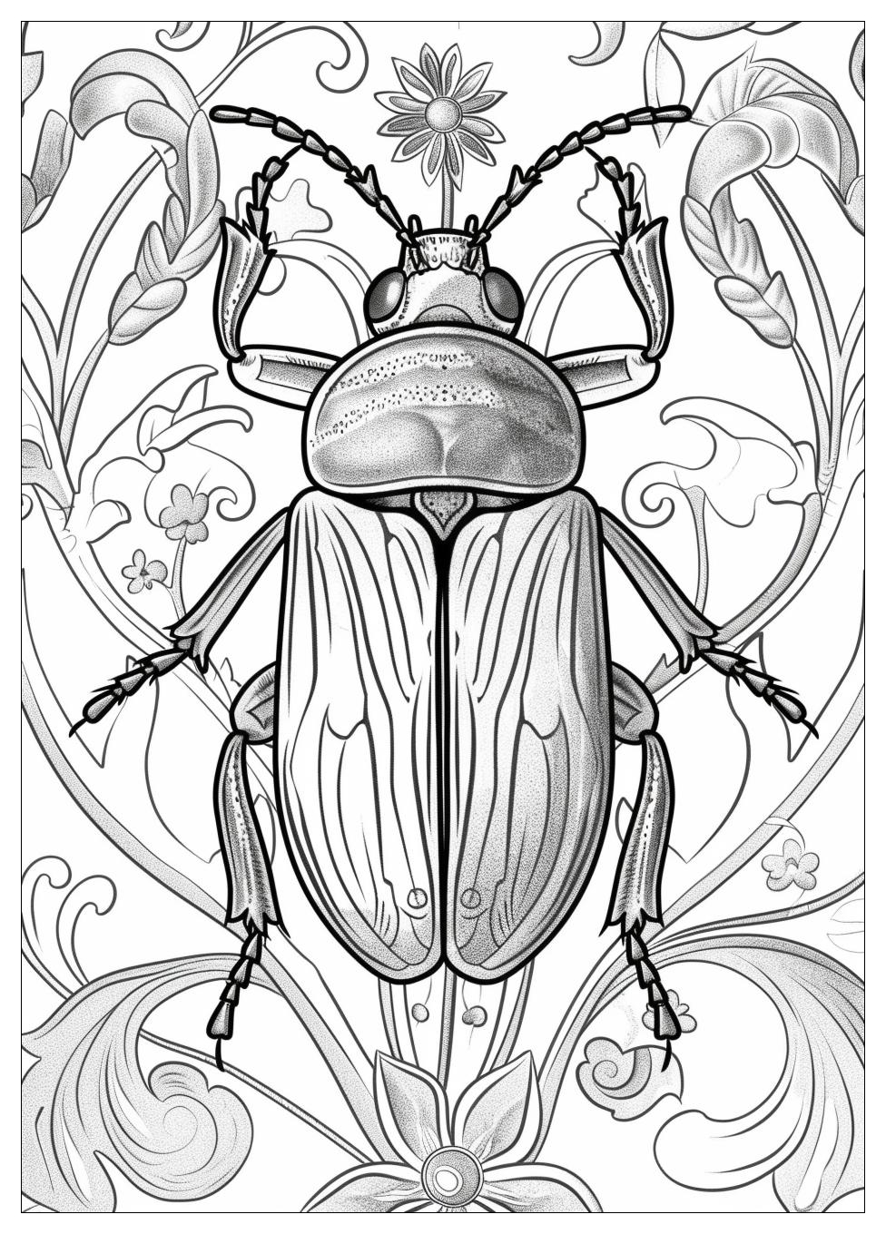 Beetle Coloring Pages-17