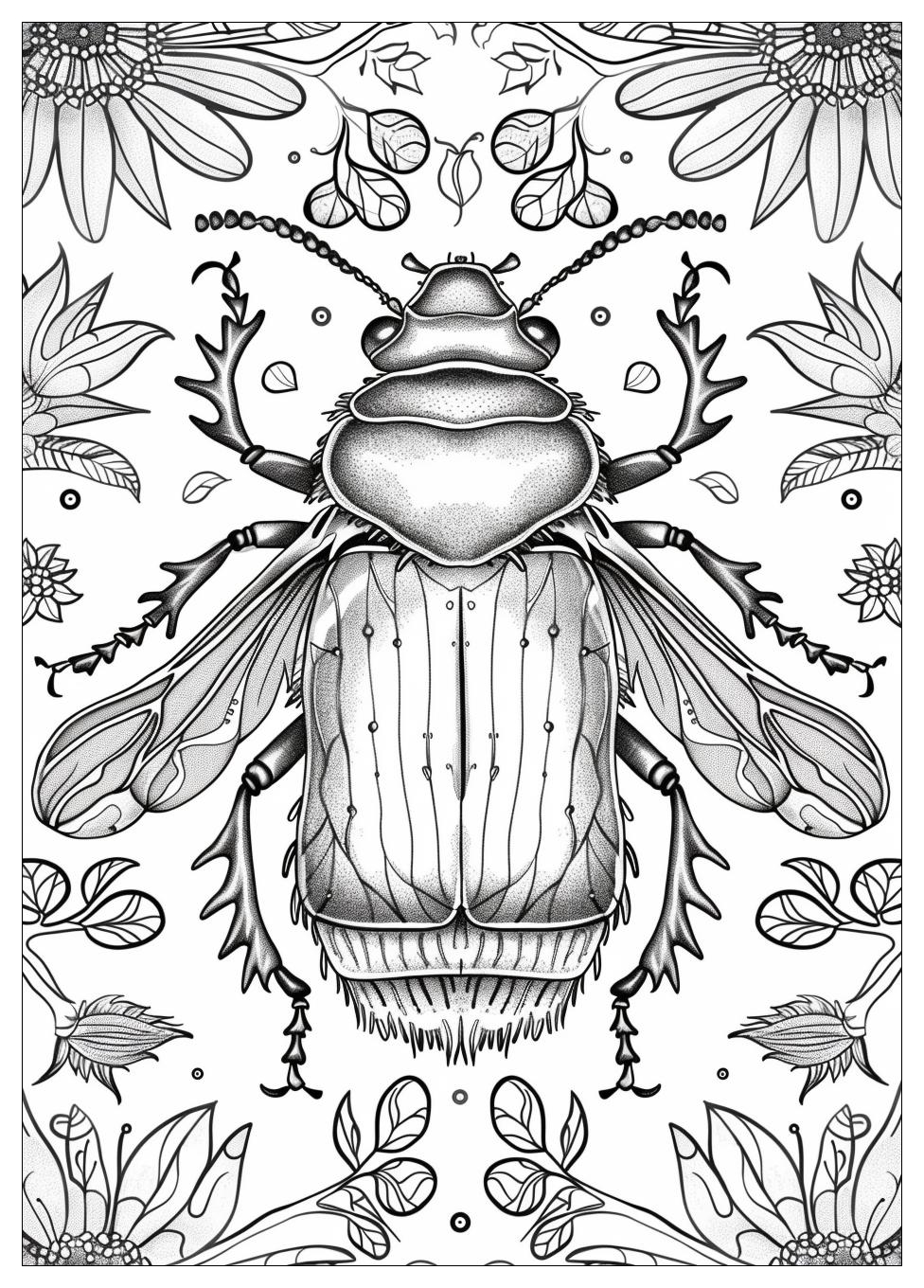 Beetle Coloring Pages-18