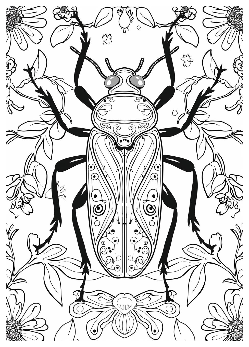 Beetle Coloring Pages-19