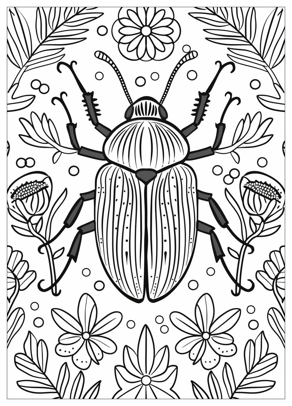 Beetle Coloring Pages-2