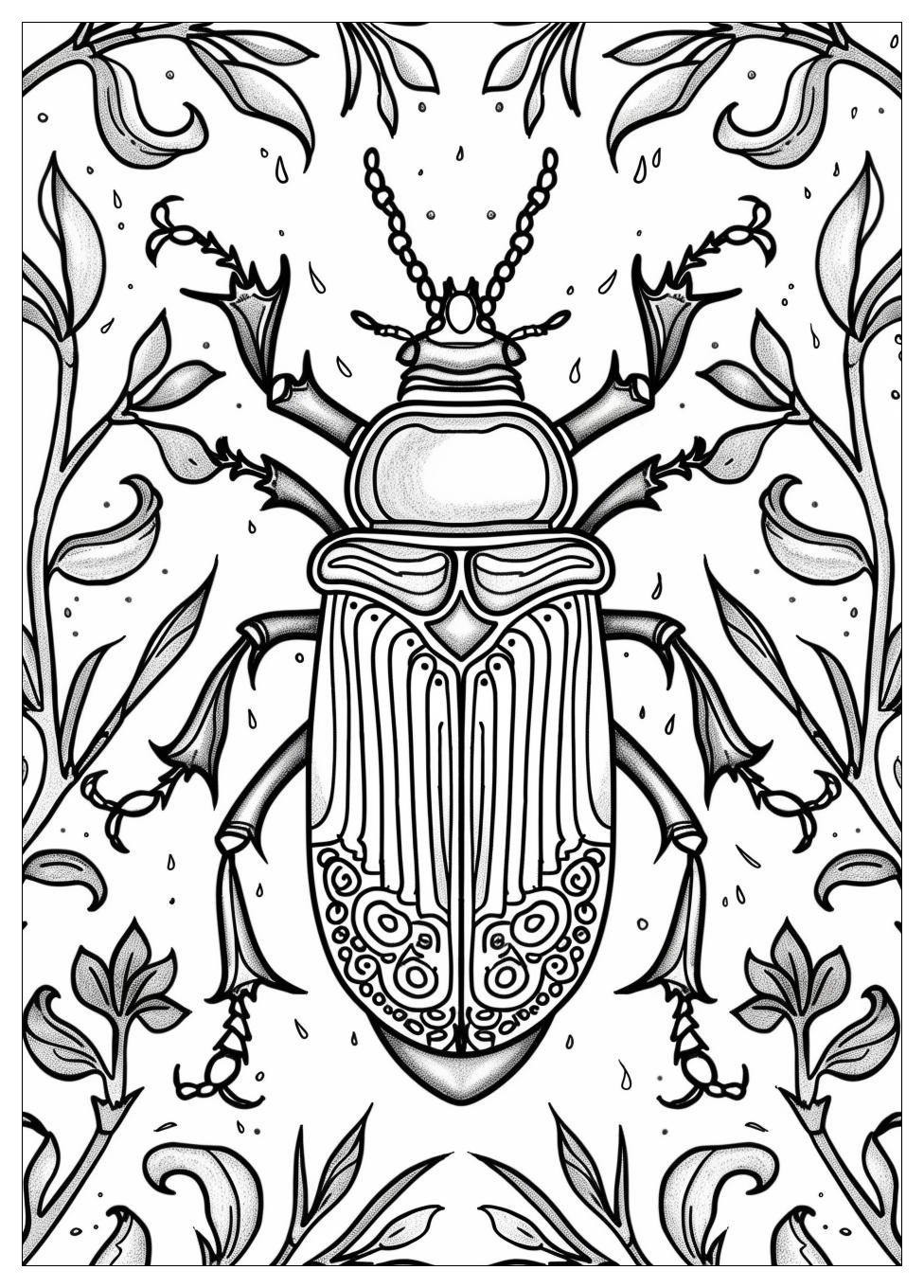 Beetle Coloring Pages-20