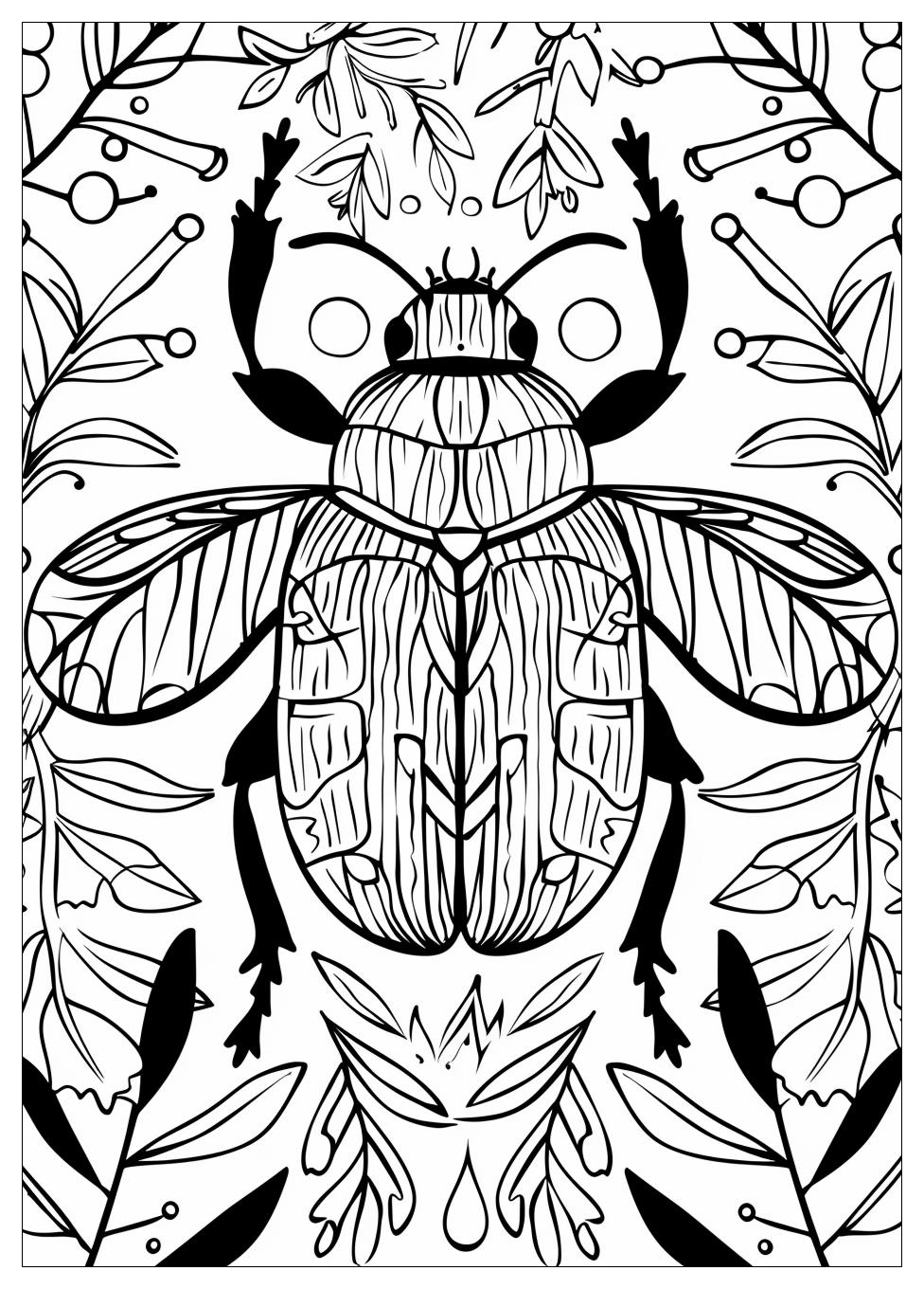 Beetle Coloring Pages-3