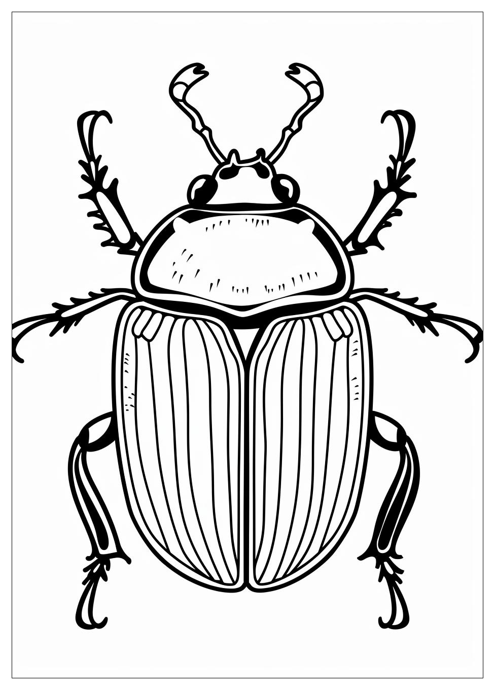 Beetle Coloring Pages-4