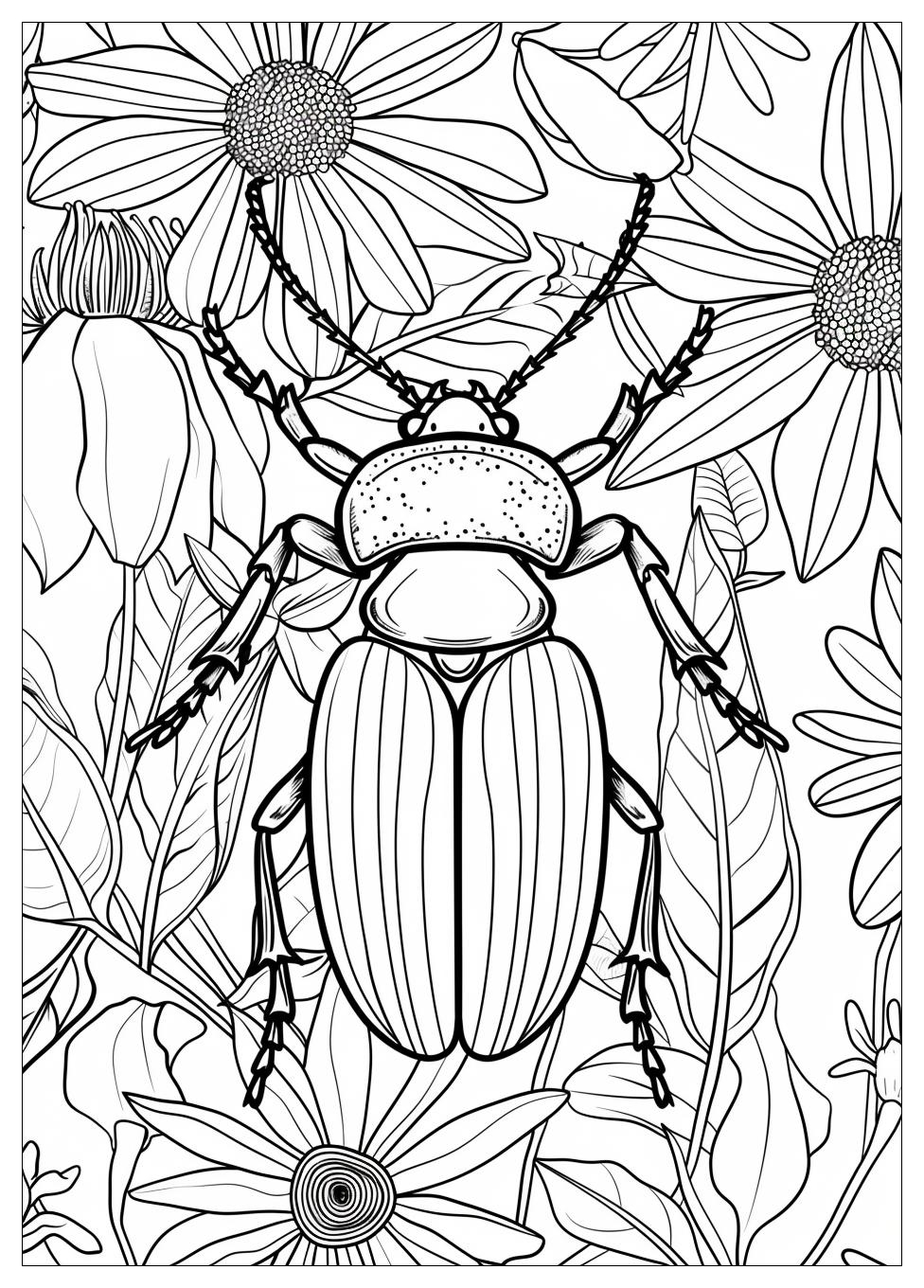 Beetle Coloring Pages-5