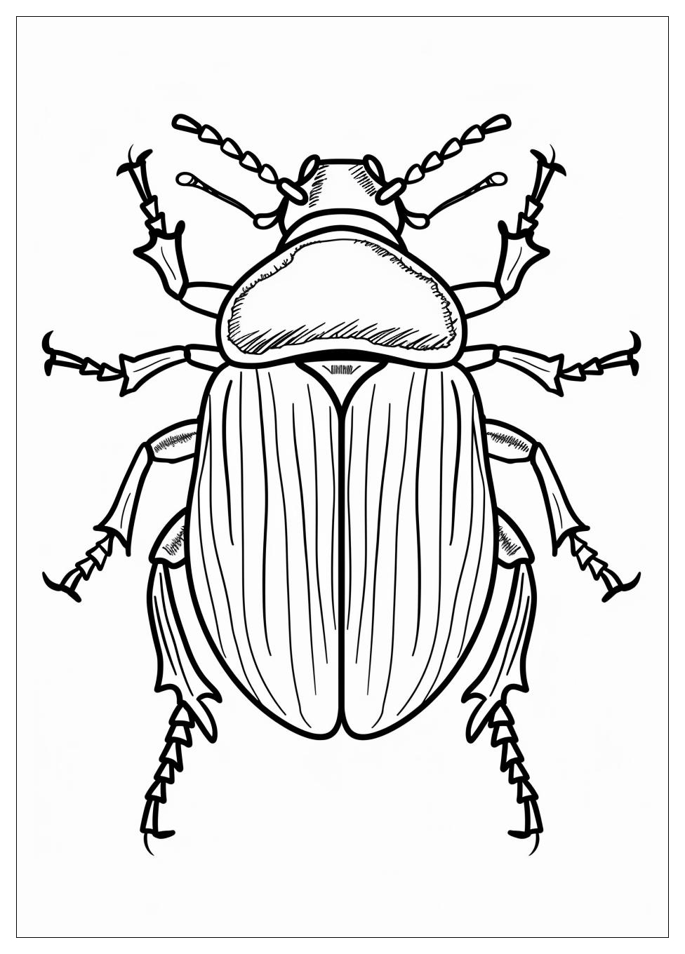 Beetle Coloring Pages-7