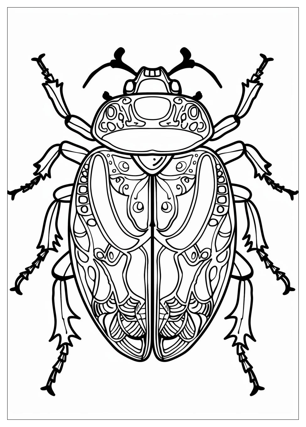 Beetle Coloring Pages-8