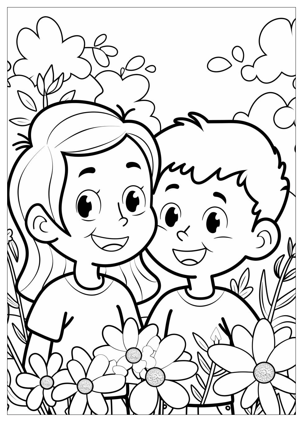 Best Friend Coloring Pages-10