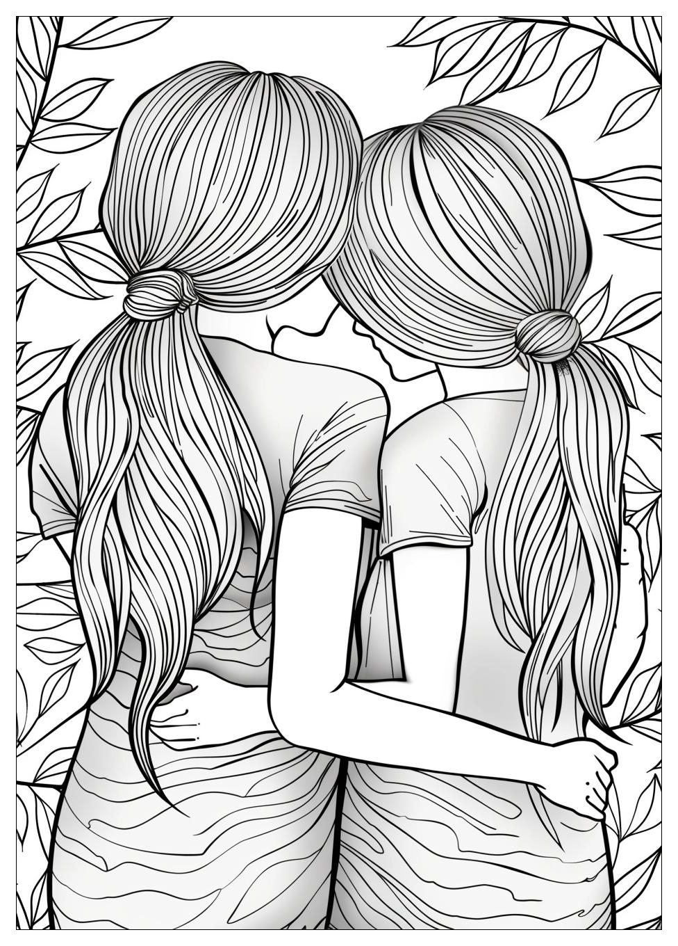 Best Friend Coloring Pages-15