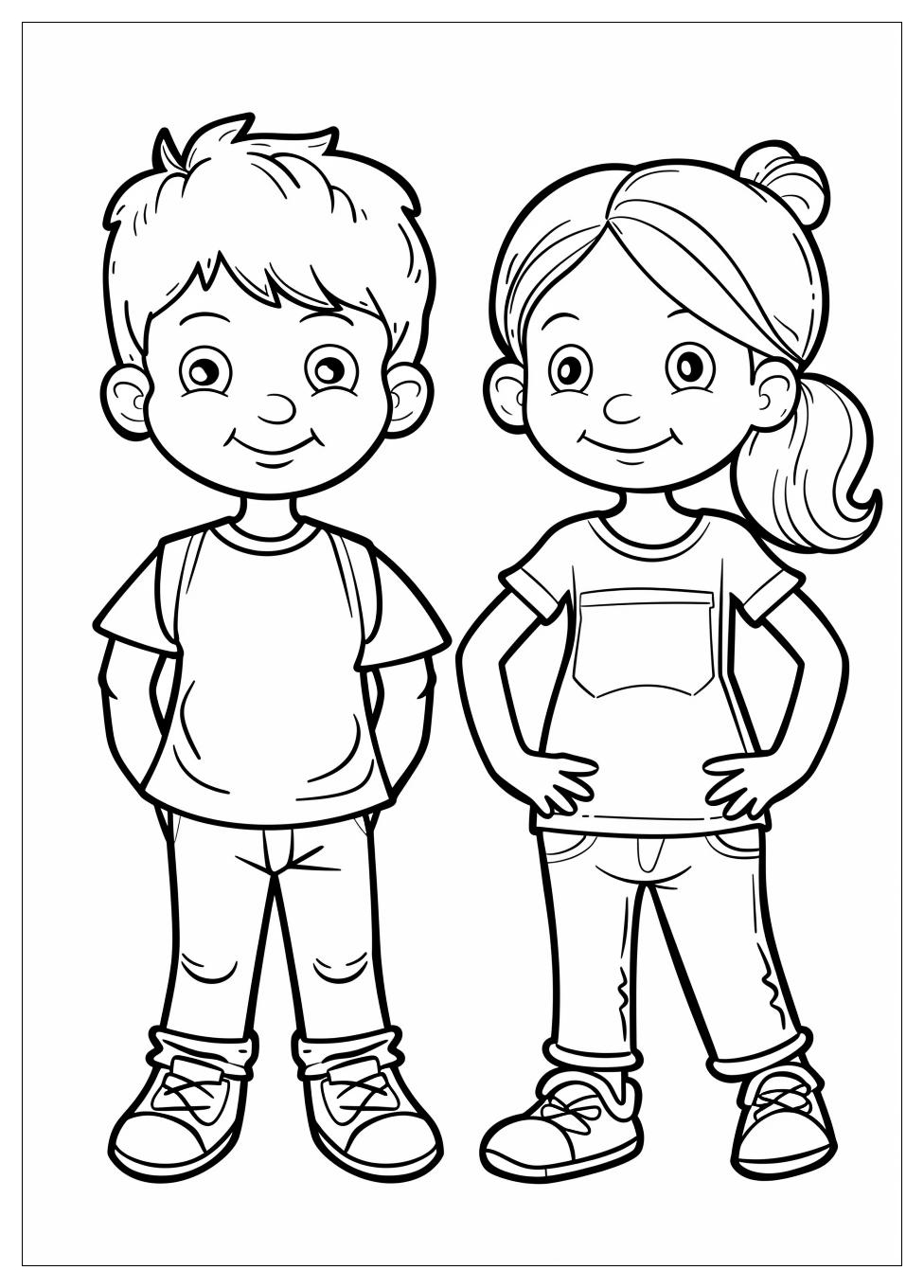 Best Friend Coloring Pages-2