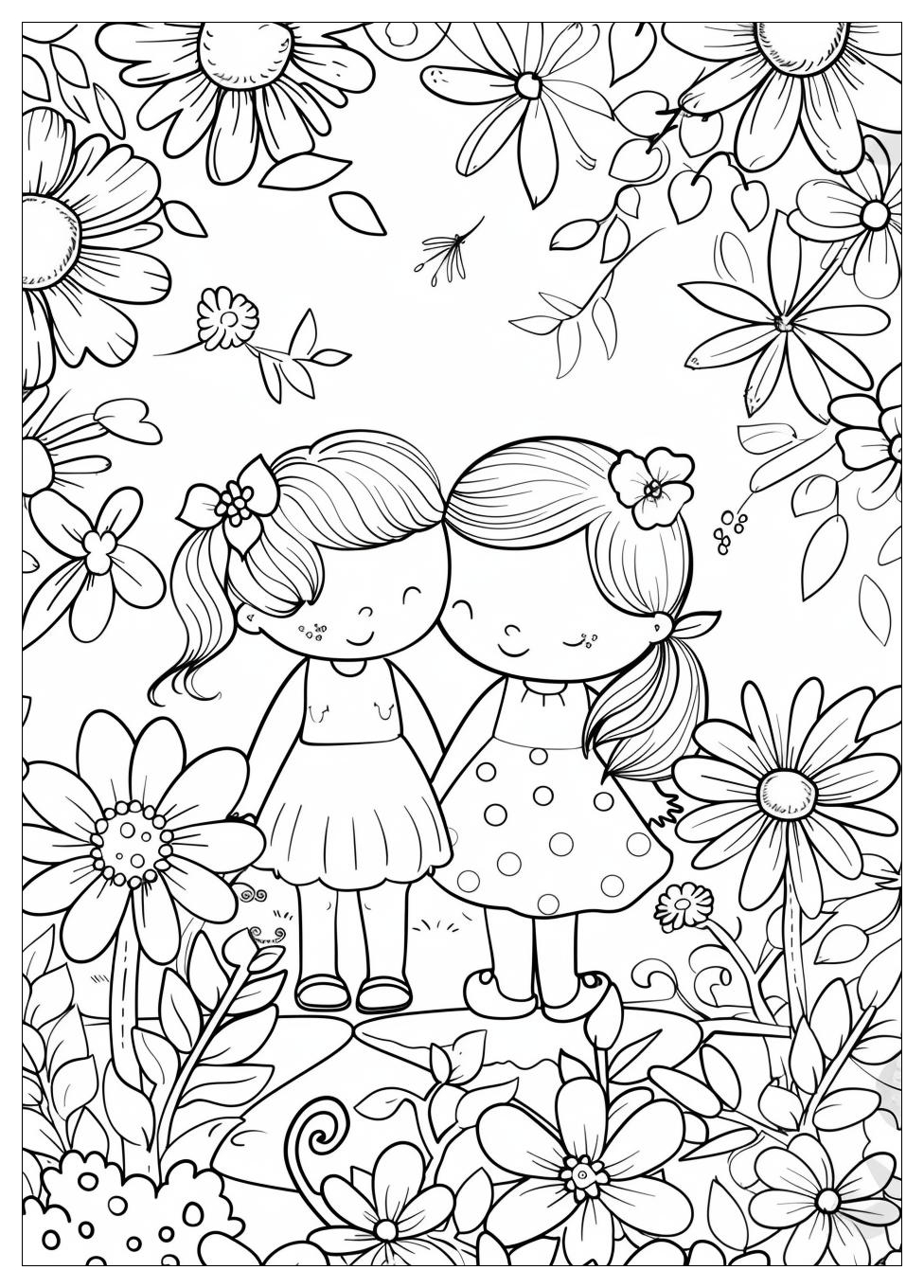 Best Friend Coloring Pages-3