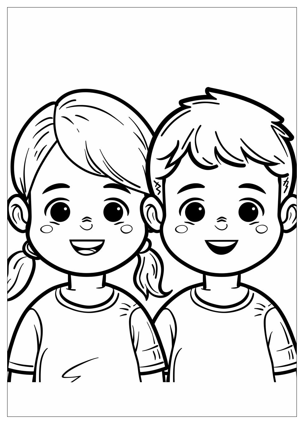 Best Friend Coloring Pages-6