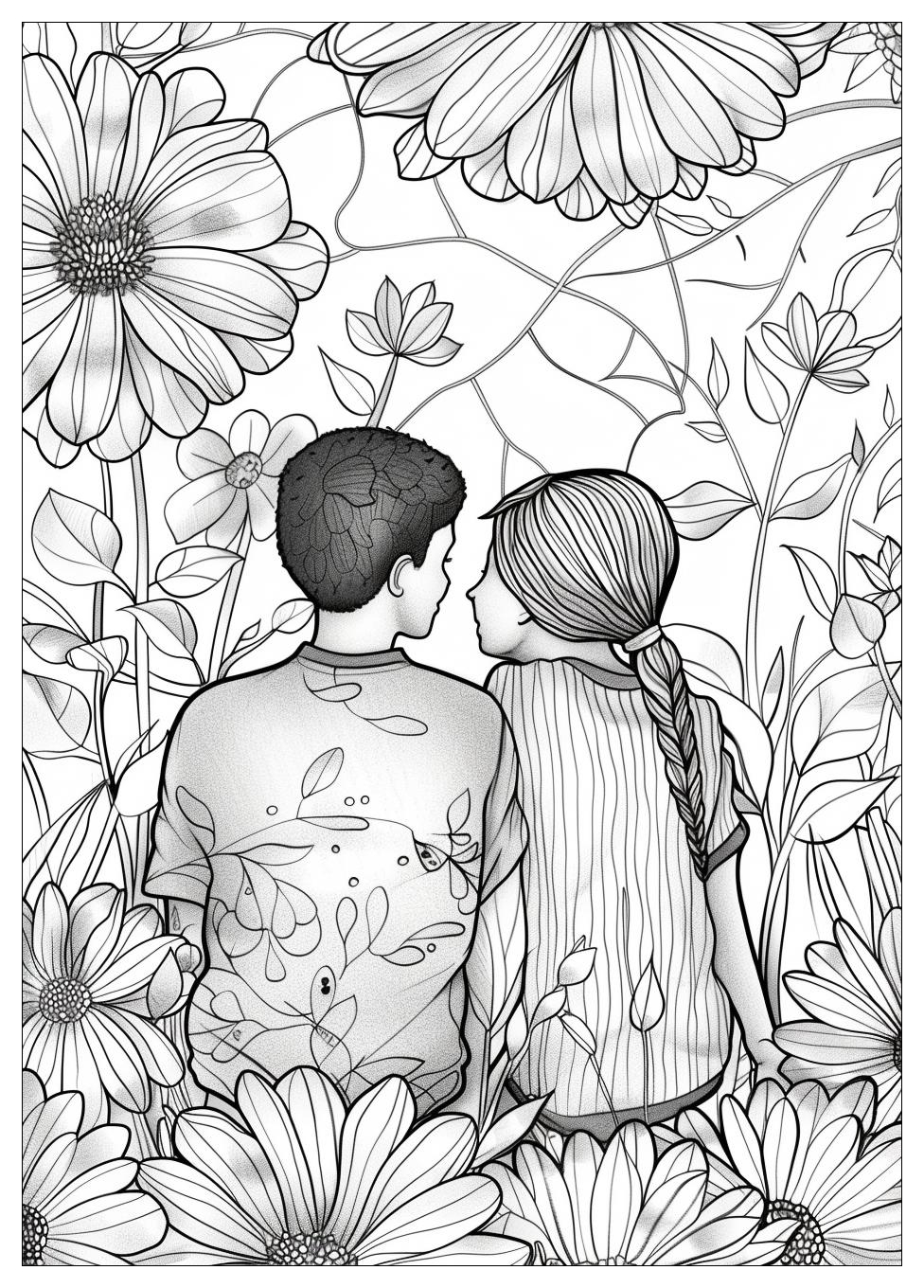 Best Friend Coloring Pages-8