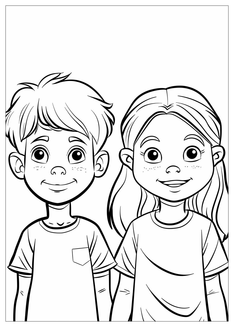 Best Friend Coloring Pages-9