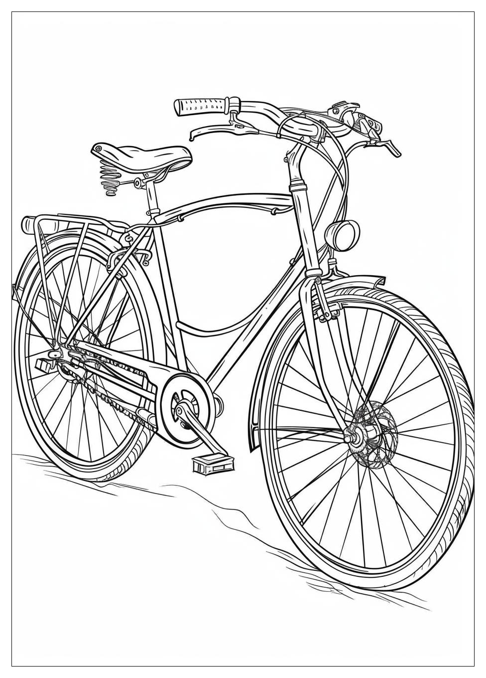 Bicycle Coloring Pages-11