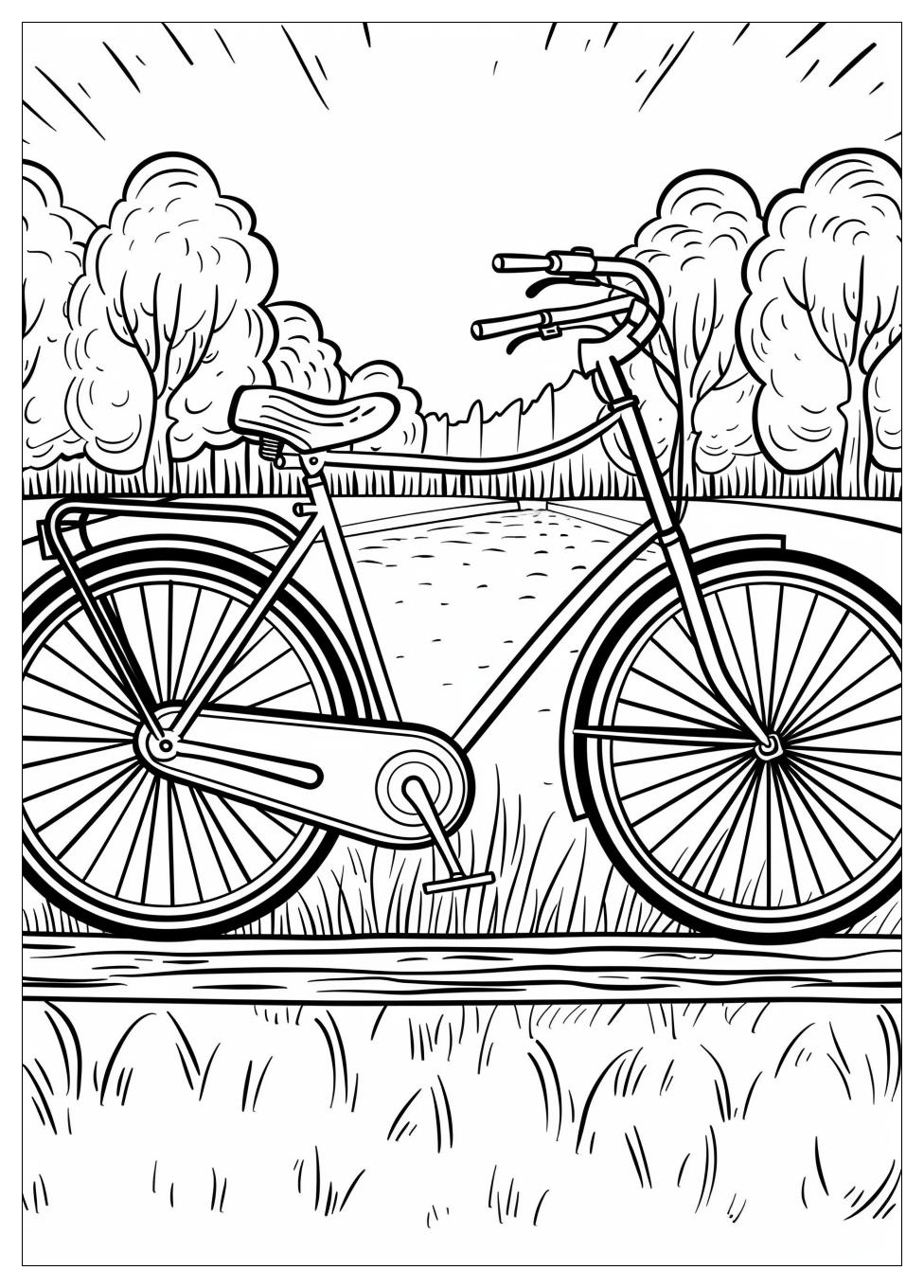 Bicycle Coloring Pages-6