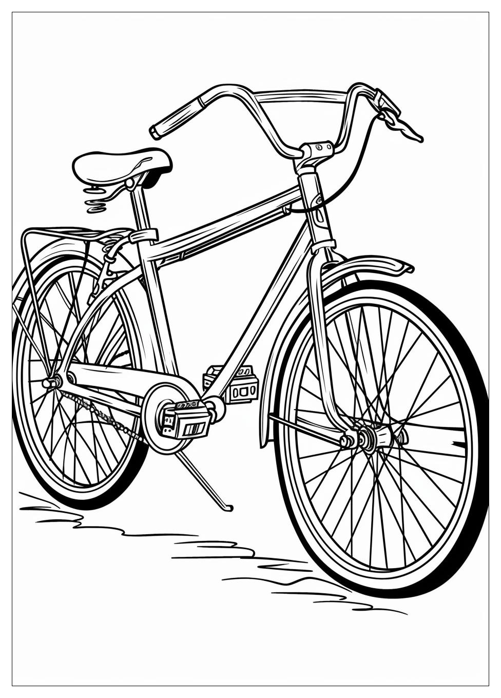 Bicycle Coloring Pages-8