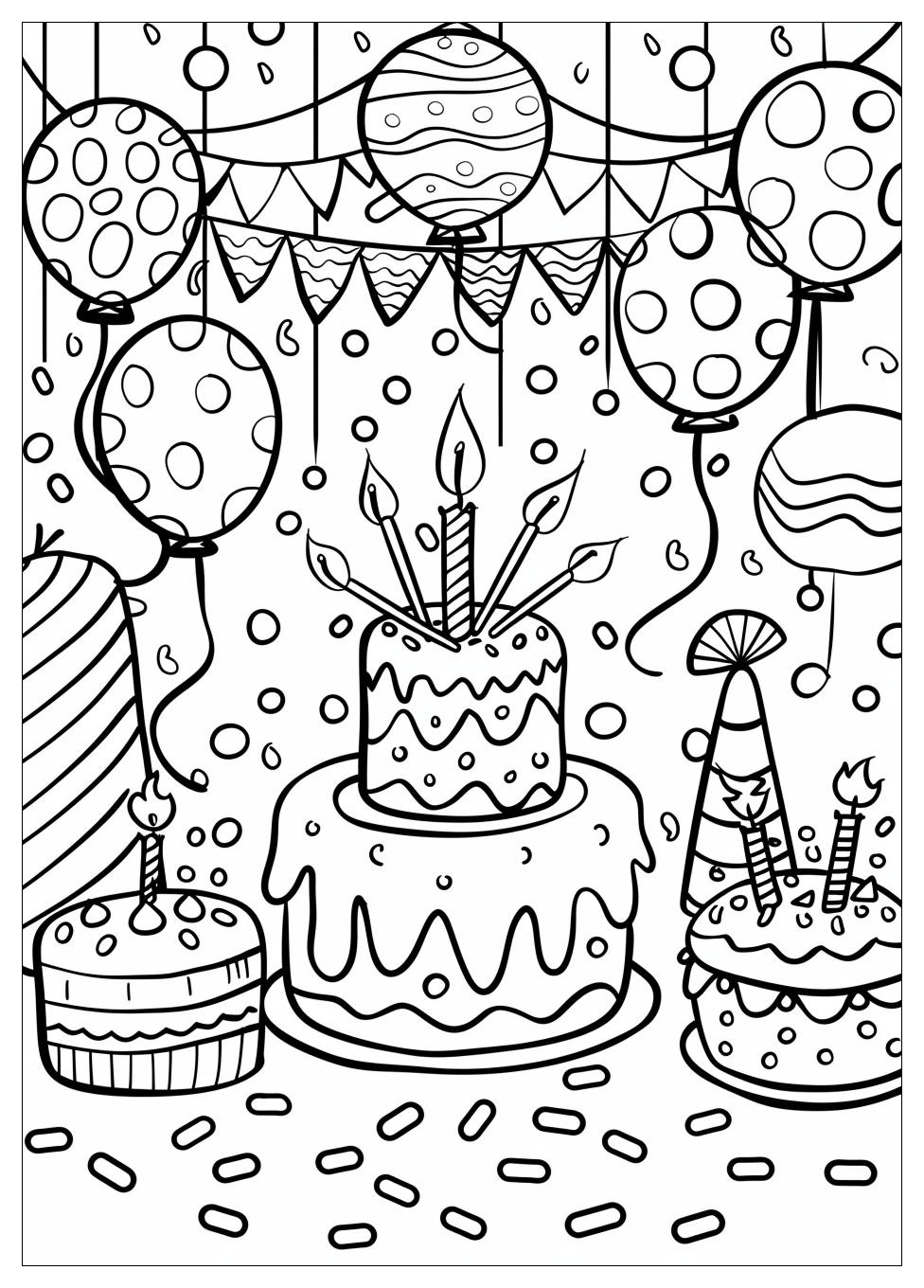 Birthday coloring pages-10