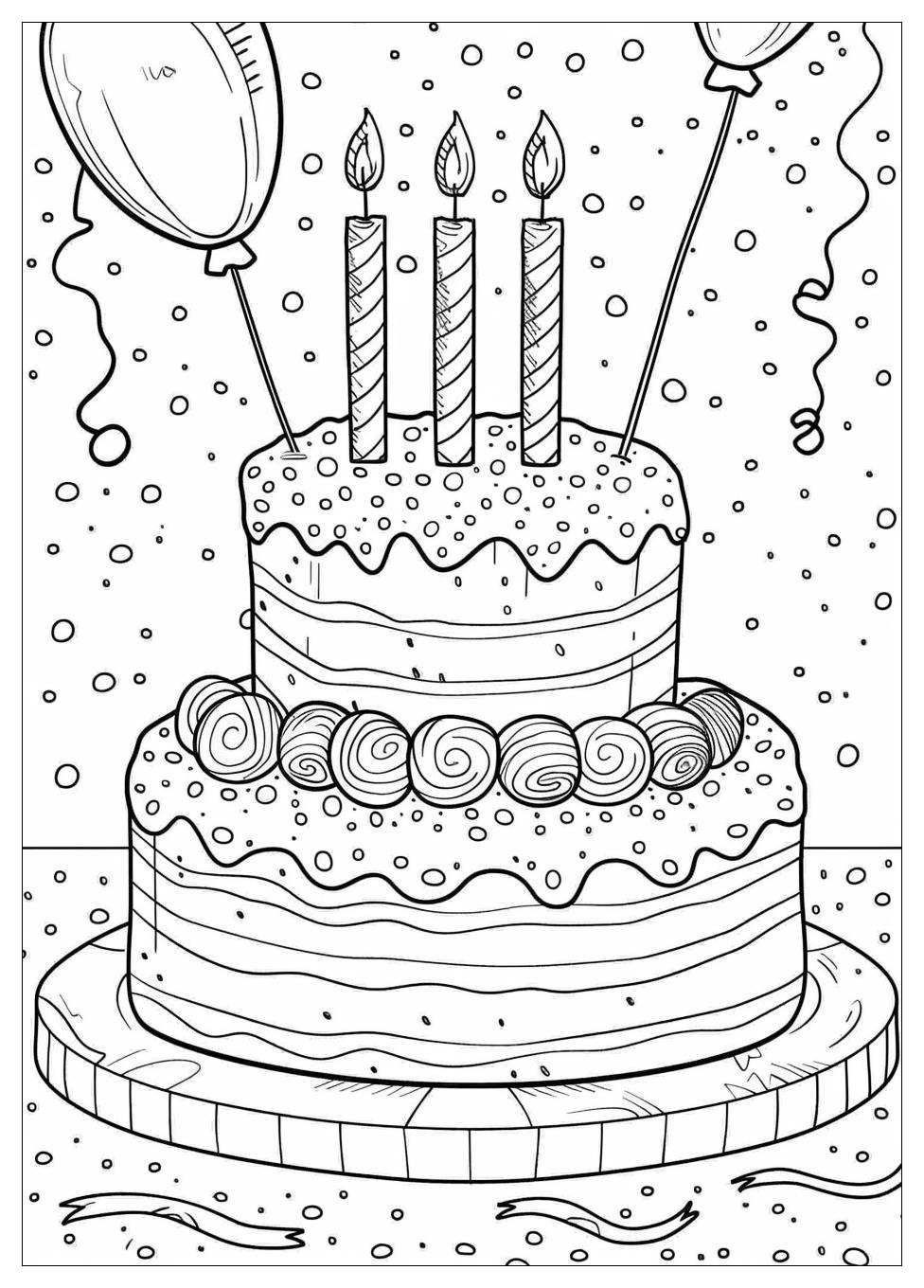 Birthday coloring pages-11