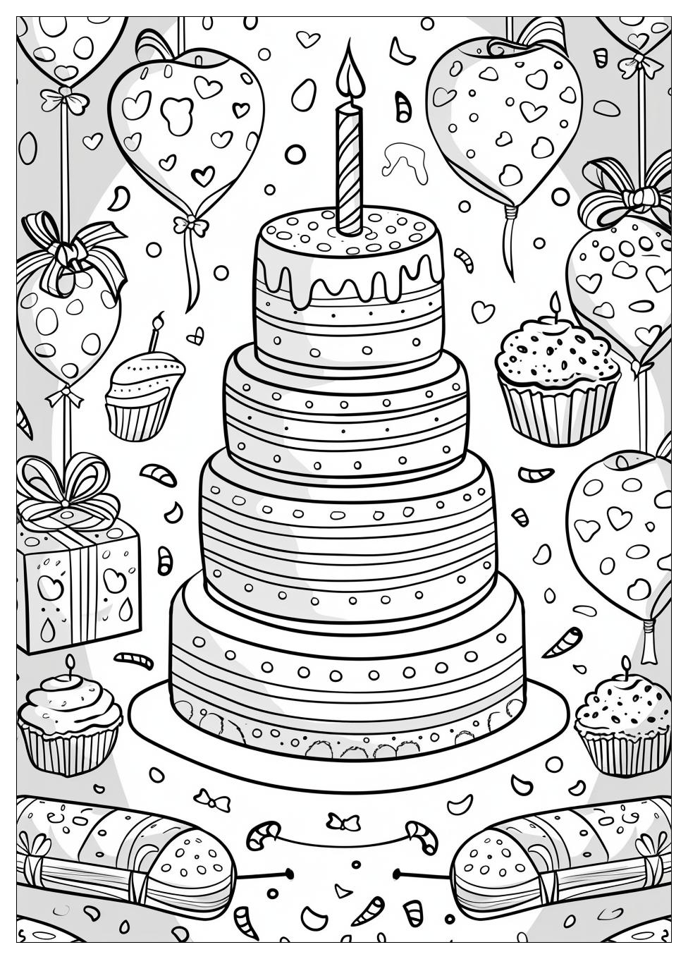 Birthday coloring pages-15