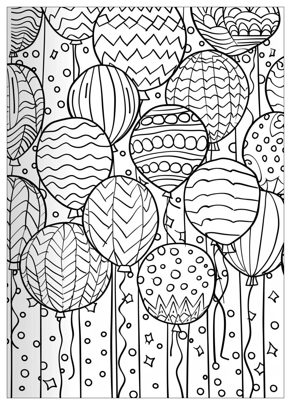 Birthday coloring pages-16