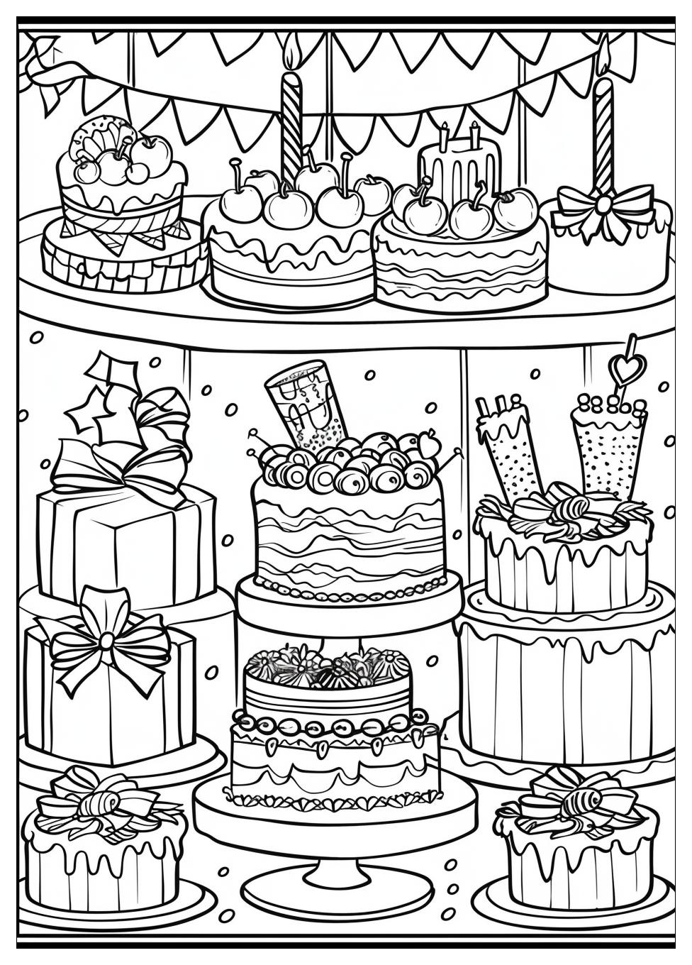 Birthday coloring pages-17