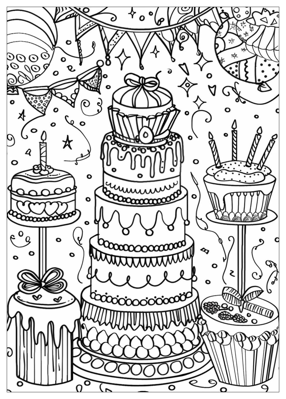 Birthday coloring pages-18