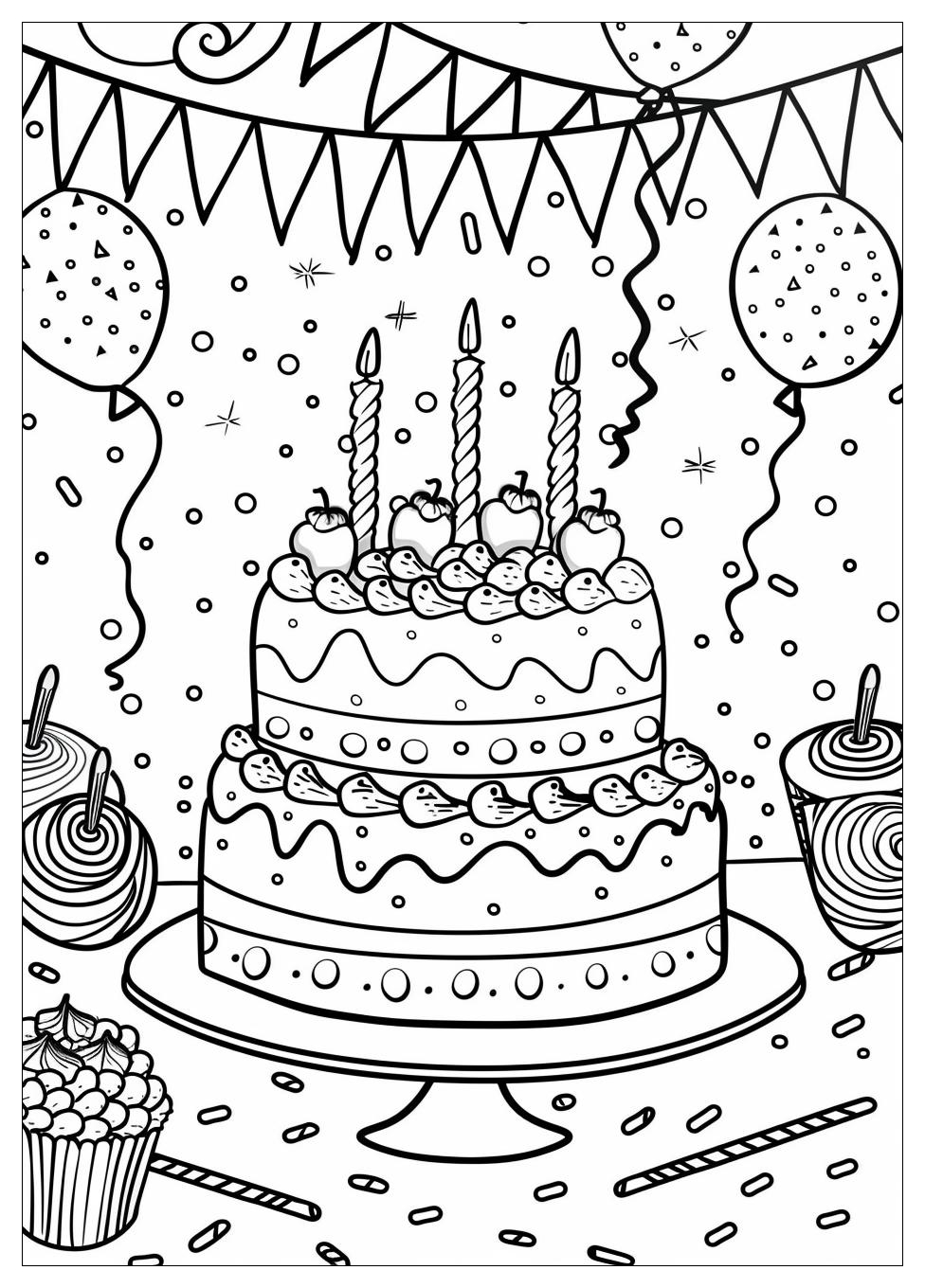 Birthday coloring pages-2