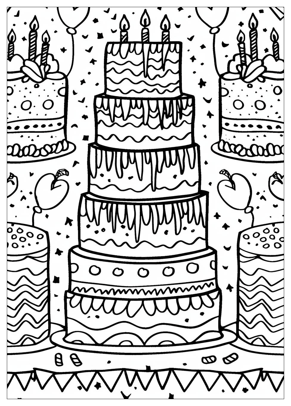 Birthday coloring pages-6